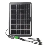Портативна сонячна панель для зарядки мобільних пристроїв 15W, з Multi USB портом CL-1615 Solar Panel зарядка від сонця для повербанка телефону