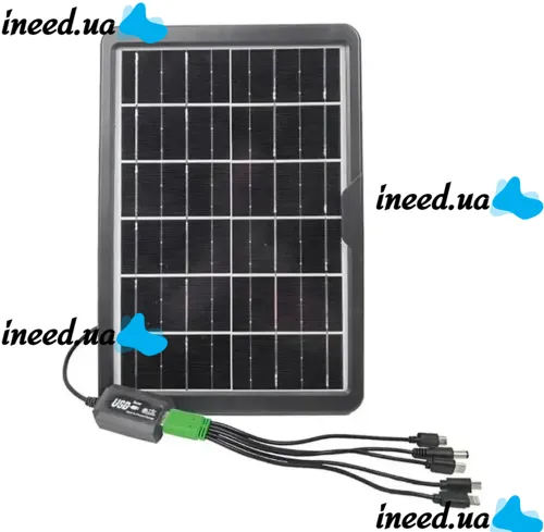 Портативна сонячна панель для зарядки мобільних пристроїв 15W, з Multi USB портом CL-1615 Solar Panel зарядка від сонця для повербанка телефону