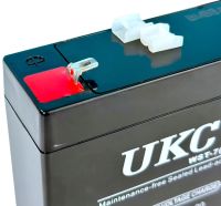 Gel BATTERY UKC 6V 7A lead acid battery