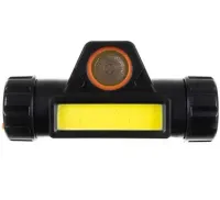 Налобный светодиодный фонарик Bailong BL-8101 XPE COB 2 в 1 с креплением на голову, Аккумуляторный фонарь X-Balog с магнитным креплением от USB