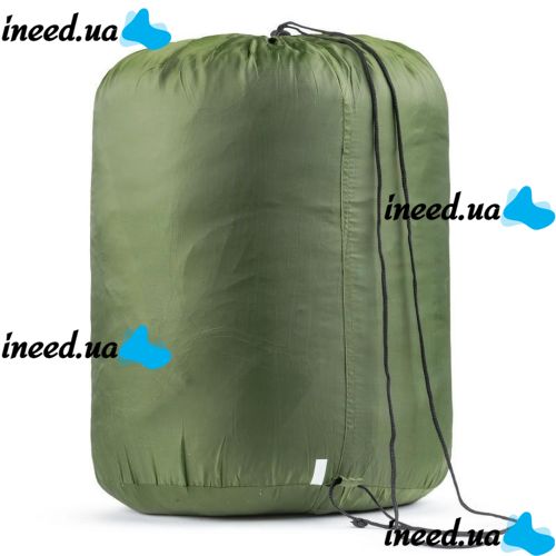 Спальный мешок Tramp TR-2175 до -20 градусов 210Х75 см водоотталкивающий утепленный туристический зимний спальник с капюшоном и чехлом Зеленый