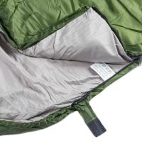 Спальный мешок Tramp TR-2175 до -20 градусов 210Х75 см водоотталкивающий утепленный туристический зимний спальник с капюшоном и чехлом Зеленый