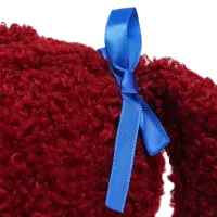 Детская мягкая игрушка кукла Поппи сестра Хаги Ваги с красными волосами, Плюшевая девочка обнимашка JHL Poppy Playtime 25 см в синем платье для детей