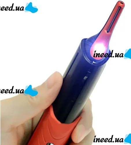 Бездротовий тример Micro Touch Switch Blade для бороди і вусів, універсальна Електробритва для догляду за бородою і носом на батарейках з насадками