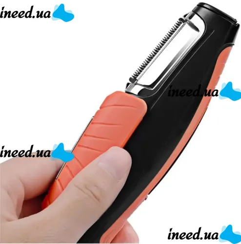 Бездротовий тример Micro Touch Switch Blade для бороди і вусів, універсальна Електробритва для догляду за бородою і носом на батарейках з насадками
