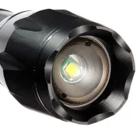 Ручной аккумуляторный мини фонарик Bailong BL-1831-Т6 до 1000 метров, Карманный светодиодный тактический фонарь с функцией зума от батареек Черный