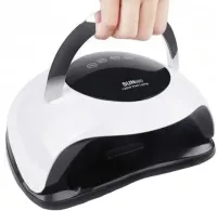 Професійна УФ лампа SUN Boost BQ-5T 120W для манікюру і педикюру 120w, апарат LED UV для полімеризації та сушіння гель лаку для нігтів Сан Bq5t Біла