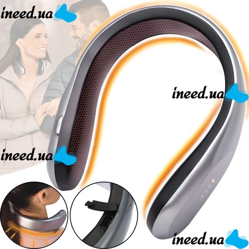 Wireless Neck Heater Handy Heater Freedom MAG-634 with 4 USB Heating Modes, Portable Rechargeable Mini Neck Heater Grey