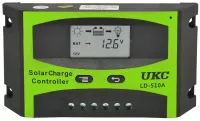 Сонячний контролер UKC LD-510A 10A c Lcd дисплеєм Solar Charge controller для сонячних панелей установок
