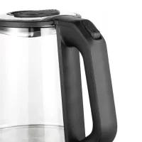 Electric glass kettle BITEK BT-7846 2.3 liters, Desktop electric kettle BITEK BT7846 2000W with automatic disconnection from the mains Black