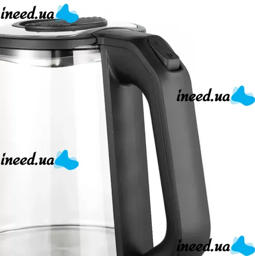 Electric glass kettle BITEK BT-7846 2.3 liters, Desktop electric kettle BITEK BT7846 2000W with automatic disconnection from the mains Black