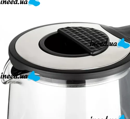 Electric glass kettle BITEK BT-7846 2.3 liters, Desktop electric kettle BITEK BT7846 2000W with automatic disconnection from the mains Black