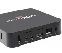 Smart TV Set-top Box with Ultra MXQ PRO 4K 2GB/16GB Remote Control, Android 7.1 Media Player, Digital TV Set-top Box with Built-in WiFi Module Black