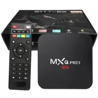 Smart TV Set-top Box with Ultra MXQ PRO 4K 2GB/16GB Remote Control, Android 7.1 Media Player, Digital TV Set-top Box with Built-in WiFi Module Black