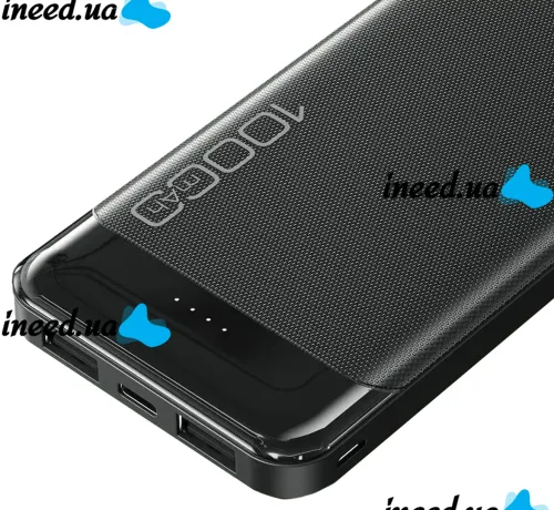 Зарядний пристрій УМБ Power Bank Awei P37k 10000 mAh 2xUSB, Портативна батарея повербанк зовнішній акумулятор зарядка з індикаторами для телефону