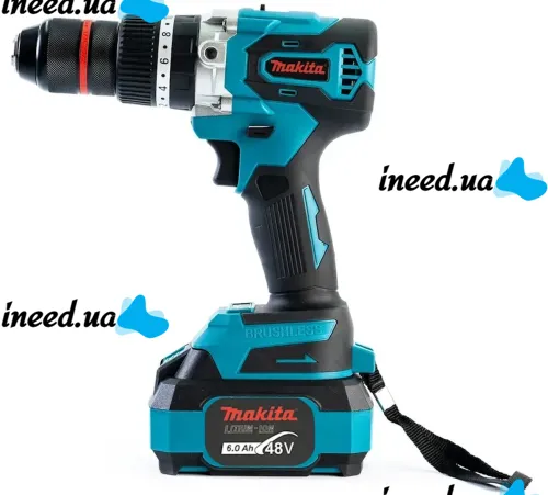 Акумуляторний набір Makita 2в1 Шуруповерт дриль DTW485 Болгарка DGA506ZPRO 48V 6Ah, Комплект електроінструментів Макіта 2 акумулятори в кейсі