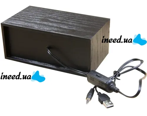 Універсальна комп'ютерна USB колонка Robot RS130 Desktop 5W, Універсальні колонки динаміки для комп'ютера і ноутбука, Акустика для ПК 90172 Чорна
