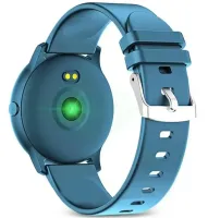 Wrist Smart Watch KW19 Blue 44mm with Pressure Measurement and Fitness Tracker Smart Bluetooth Watch with Tonometer and Heart Rate Monitor Blue