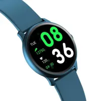 Wrist Smart Watch KW19 Blue 44mm with Pressure Measurement and Fitness Tracker Smart Bluetooth Watch with Tonometer and Heart Rate Monitor Blue
