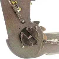 Страхувальний стяжний ремінь трос Ratchet Tie Down 1.5 М AND-5 храповим механізмом для кріплення вантажу до 2 тонн, транспортна стрічка для стяжки вантажів