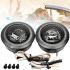 Car In-Dash Tweeter Speakers, D=6 cm, MA-260 120W 1545, 2-Piece Car Speaker Set, MA 260 120W Car Speakers, Black Car Speakers