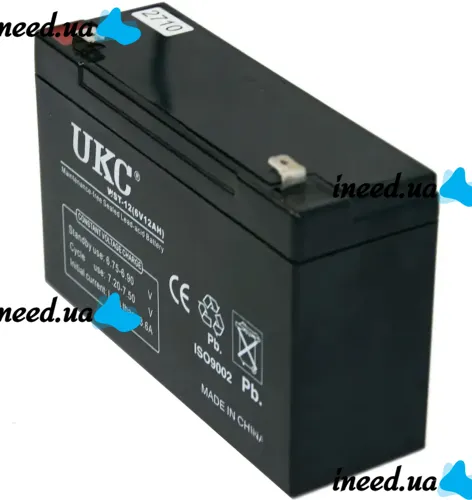 Sealed battery BATTERY UKC 6V 12A lead-acid rechargeable battery