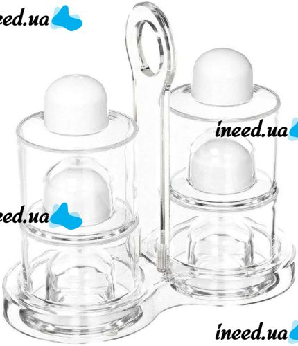 Настільний набір для спецій Spice Jar. O. V. S. P. stack Dispenser set органайзер для зберігання олії, оцту, перцю і солі на 4 ємності з підставкою
