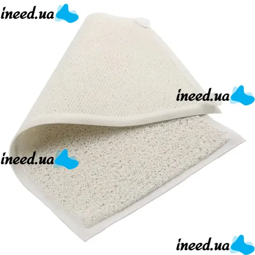 Антиковзаючий килимок для ванної кімнати на присосках Aqua Rug 29,5 * 17,25 см, нековзний вбираючий килимок у ванну з присосками ( Аква Раг )