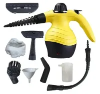 Manual Household Steam Cleaner V-MART T-005 1200W , Portable Steam Generator DF-A001 High Temperature and High Pressure 220V for Home Yellow