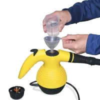 Manual Household Steam Cleaner V-MART T-005 1200W , Portable Steam Generator DF-A001 High Temperature and High Pressure 220V for Home Yellow