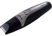 Бездротова машинка ProMozer MZ-2028 6 насадок для стрижки волосся бороди, носа і вух, Акумуляторний тример Мозер MZ2028 з насадками і підставкою