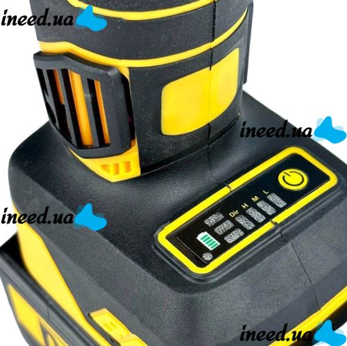 Акумуляторний набір DeWalt 3в1 Гайковерт DCF892Р2Т шуруповерт DCD771 Кутова шліфувальна болгарка DCG405 Деволт 48V 5Ah з 2 акумуляторами в кейсі