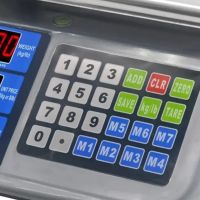 Electronic trading scales up to 40 kg F1976 14191-4066F 33*35 cm desktop scales for trading with price counter and calculator, rechargeable for 40 kg
