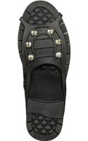 Ice climbers with full metal spikes for shoes size 36-45, rubber overlays for shoes with metal spikes for walking on ice and snow