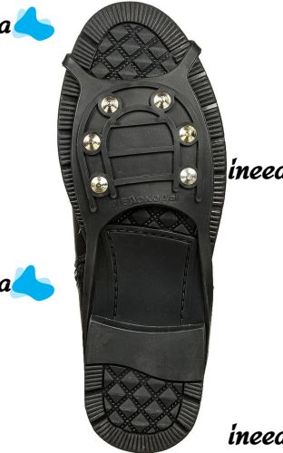 Ice climbers with full metal spikes for shoes size 36-45, rubber overlays for shoes with metal spikes for walking on ice and snow