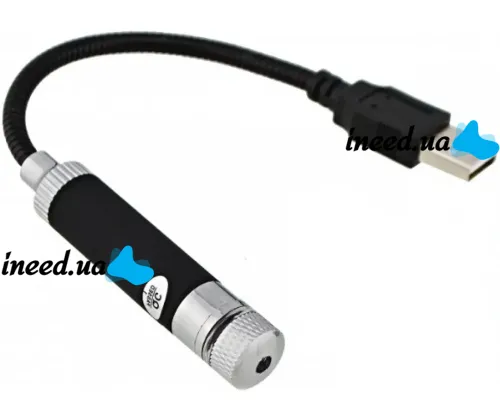 Powerful Laser Pointer Red Laser Pointer SN-R12 from USB red laser, LED Projector Diode from YUSB 3 Effect nozzles for car and Home
