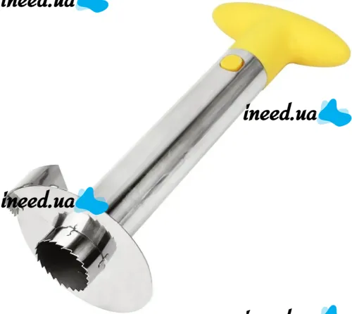 Кухонный нож для нарезки сердцевины ананаса кольцами PineАpple Peeler, Слайсер для резки очистки ананасов слайсами Ананасорезка из нержавеющей стали