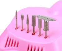 Фрезер для манікюру і педикюру Beauty Nail Dm - 202 35000 об/хв апарат для обробки нігтів з насадками 6 в 1 манікюрний апаратний набір з фрезами
