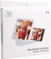 3D збільшувач екрану Enlarged Screen Mobile Phone F1 для телефону, смартфона, збільшувальне скло 26x19 см 3Д збільшувальна підставка, тримач