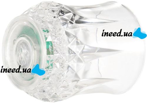 Стакан з LED підсвічуванням Flash Cup 200 мл прозора світяться чашка з автоматичним світлодіодним миготливим дном, кружка для напоїв на батарейці