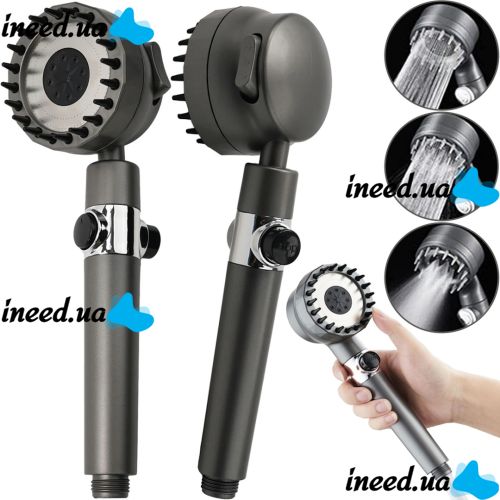 Насадка для душа Shower Head 4 режима, массажная лейка высокого давления с фильтром на кран, душевая гарнитура, турбо насадка-лейка с переключателем