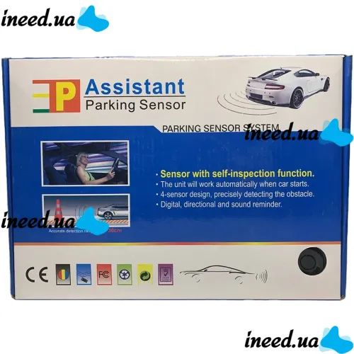 Автомобільний парктронік на 8 датчиків з дисплеєм Car Radar Parking для паркування, Паркувальна система, Паркувальний датчик радар з LCD монітором