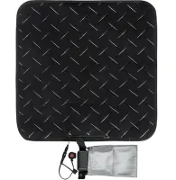 Square Mat Bedding Folem KM-56711 Heated for Chairs, Legs and Animals Heating Pad 45x45 cm 3 Modes of Operation from USB Power Bank in Bed Black