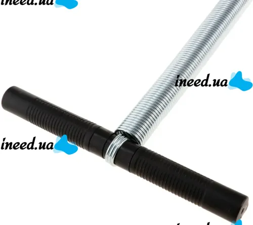 Пружинный эспандер Tummy Trimmer L1013 для мышц рук, живота и спины с креплением для ног, Спортивный тренажер Тами Тример для укрепления тела Черный