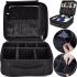 Niceland Beauty box MAG-590 Cosmetics Storage Organizer with Carrying Handle, Travel Waterproof Cosmetic Bag, Beauty Case Black
