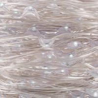Indoor LED Garland Ponytail 200LED Diodes 2M 10 Strands Cold White for Home Dew 10 Strings of 2 Meters USB Cold White
