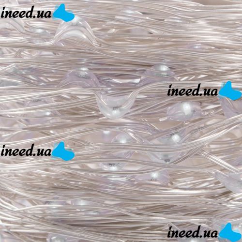 Indoor LED Garland Ponytail 200LED Diodes 2M 10 Strands Cold White for Home Dew 10 Strings of 2 Meters USB Cold White