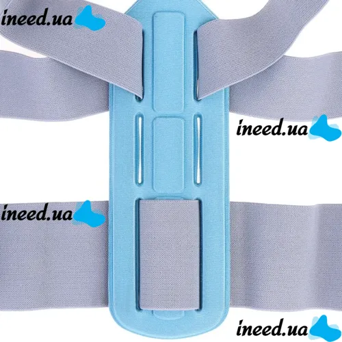 Fixing corrector of correct posture Invisible Pose Cion Belt, Corset for correction and alignment of the back and shoulders, bandage, Velcro vest Gray