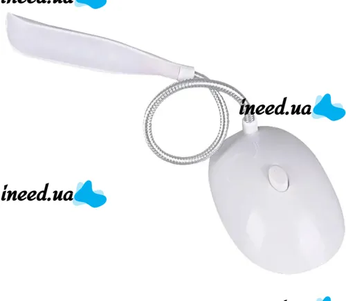 Настольная светодиодная гибкая лампа LED Desk Light X-7188 на батарейках, Беспроводной настольный мини светильник с механическим выключателем BL-7188