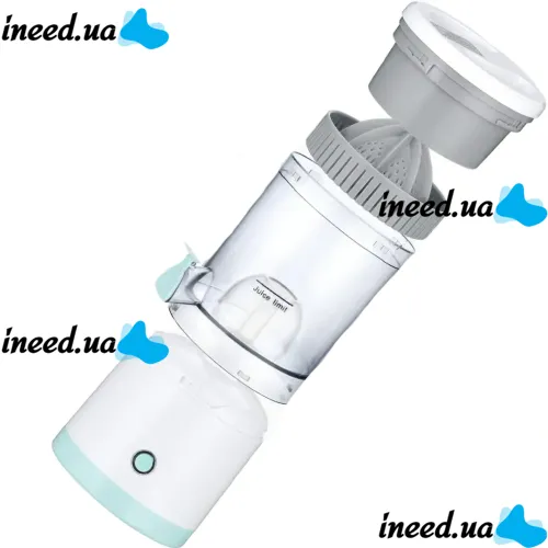 Акумуляторна Ручна міні соковижималка Citrus Juicer YZJ-001 для цитрусових, портативний блендер для ягід і фруктів з USB-зарядкою на акумуляторі